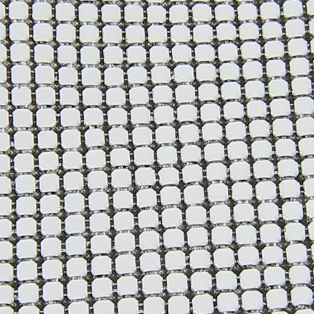 Vintage Whiting & Davis Purse Clutch Handbag White Mesh - Picture 8 of 8